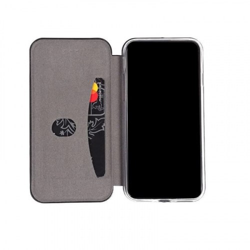 Чехол-книжка для Xiaomi Redmi 9A Fashion Case черный фото 2
