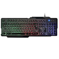 Клавиатура проводная игровая Qumo Cobra K30, 104 клавиши,подсветка