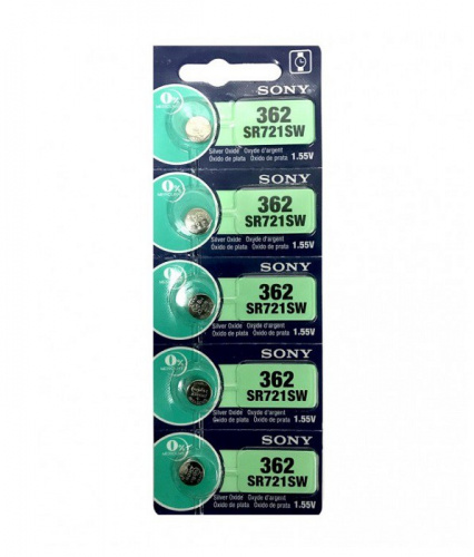 Батарейка Sony 362 SR721SWN-PB Батарейка Sony 362 SR721SWN-PB