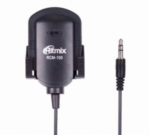 Микрофон петличный jack 3,5mm Ritmix RCM-100 Микрофон петличный jack 3,5mm Ritmix RCM-100