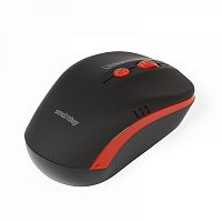 Мышь беспроводная Smartbuy ONE 344CAG черно-красная с зарядкой от USB (SBM-344ACAG-KR)