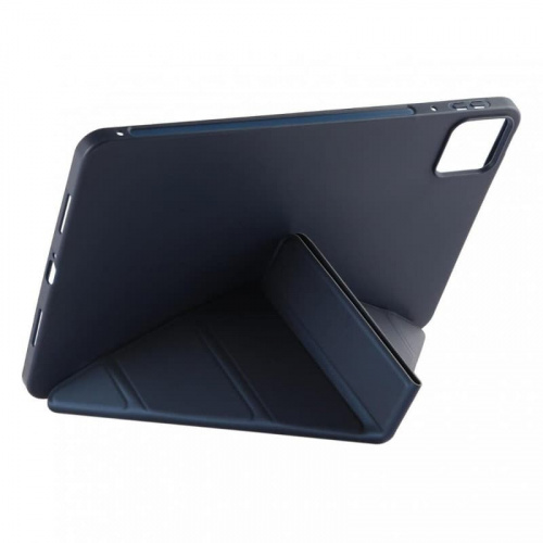 Чехол-книжка для планшета Xiaomi Redmi Pad Pro WiFi/5G 12.1d (2024) Red Line с силиконовой крышкой подставка Y синий (No Sleep Mode) фото 4