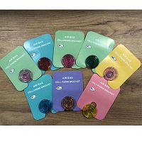 POPSOCKET попсокет для телефона прозрачный желтый