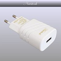 Сетевое зарядное устройство Адаптер Блок питания Navitoch USB 2A белое