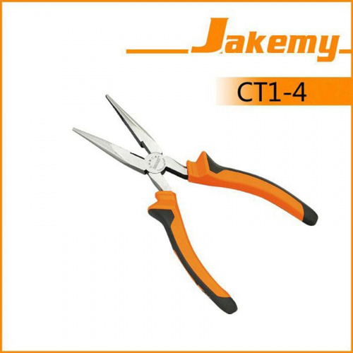 Кусачки, плоскогубцы с острым носом (длинногубцы) Jakemy JM-CT1-4 