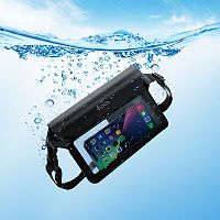 Чехол водонепроницаемый Hoco HX51 Tribute 227x220x0.7mm IPX8 черный