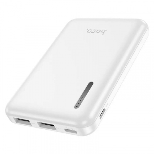 Внешний аккумулятор повербанк Power bank HOCO J115 5000mAh ультратонкий белый Внешний аккумулятор повербанк Power bank HOCO J115 5000mAh ультратонкий белый