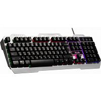 Клавиатура проводная DEFENDER Metal Hunter GK-140L RU радужная подсветка, металлическая крышка