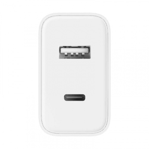 Сетевое зарядное устройство XIAOMI Mi 33W Wall Charger Type- A + Type-C белое AD332EU RU фото 3
