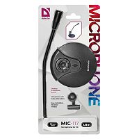 Микрофон компьютерный MIC-117 черный, кабель 1.8 м DEFENDER