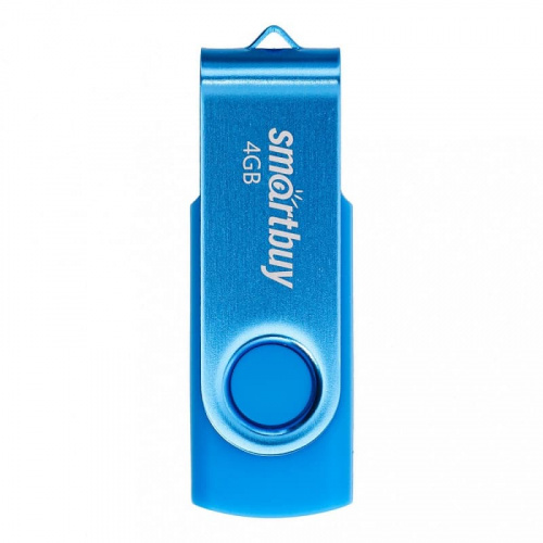 Флеш-накопитель Smartbuy Twist синий 4Gb Флеш-накопитель Smartbuy Twist синий 4Gb