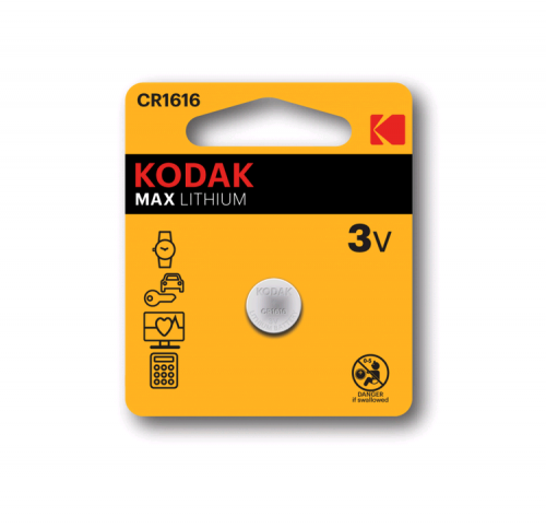 Батарейка Kodak литиевая CR1616-1BL Max Lithium Батарейка Kodak литиевая CR1616-1BL Max Lithium
