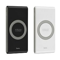 Внешний аккумулятор повербанк Power bank HOCO B32 8000mAh с беспроводной зарядкой черный