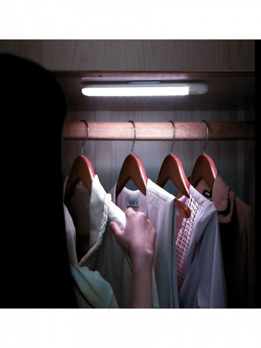 Светильник Baseus Sunshine series human body Induction Wardrobe light (Natural light)белый фото 7 Светильник Baseus Sunshine series human body Induction Wardrobe light (Natural light)белый фото 7