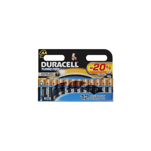 Батарейка Duracell алкалиновая LR6 Turbo Батарейка Duracell алкалиновая LR6 Turbo