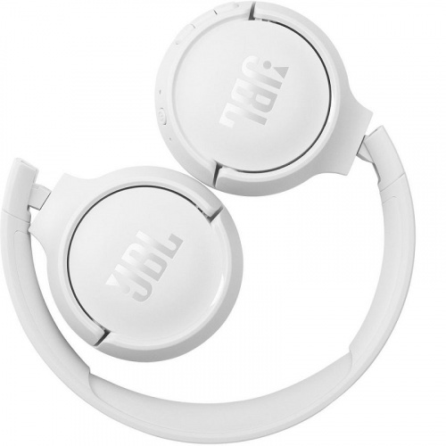 Наушники беспроводные накладные JBL T510BT белые фото 3