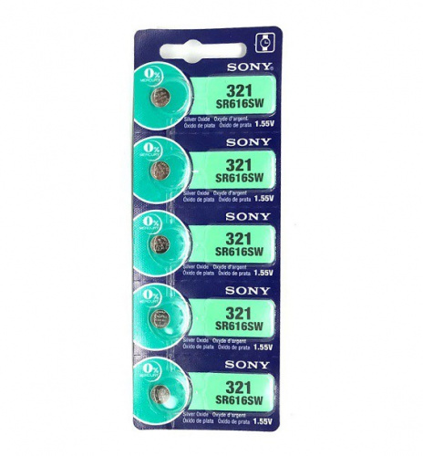 Батарейка Sony 321 SR616SWN-PB Батарейка Sony 321 SR616SWN-PB