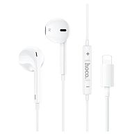 Наушники разъем Lightning для iP Hoco M111 белые