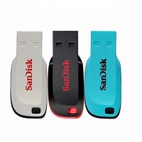 Флеш-накопитель Sandisk Cruzer Blade CZ50 White 16Gb