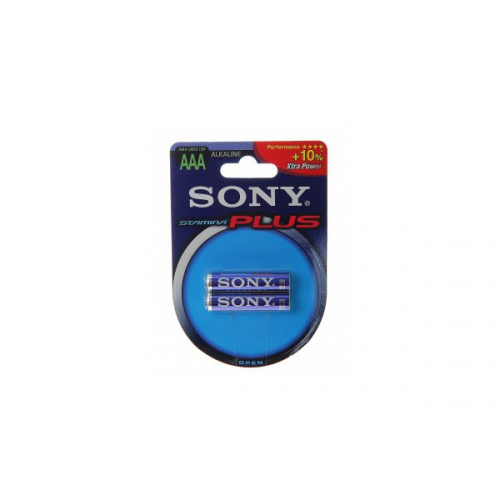 Батарейка Sony алкалиновая LR03 Stamina Plus Батарейка Sony алкалиновая LR03 Stamina Plus
