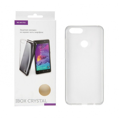 Чехол накладка для Realme C3 Red Line iBox Crystal силикон прозрачный