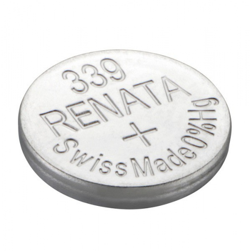 Батарейка Renata R339 SR614 серебряно-цинковая часовая Батарейка Renata R339 SR614 серебряно-цинковая часовая