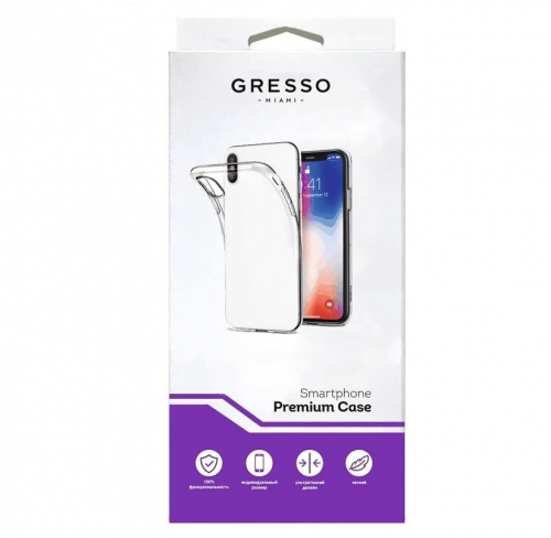 Чехол накладка для Realme C30/C30s Gresso Air силикон прозрачный фото 2