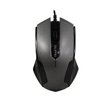 Мышь проводная Qumo Office M14 серая