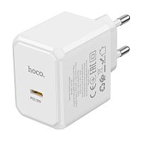 Сетевое зарядное устройство Адаптер Блок питания HOCO CS13A PD 20W Type-C USB-C белое
