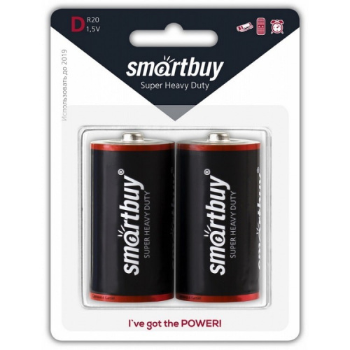 Батарейка Smartbuy солевая LR20/2S (SBBZ-D02S) (D)