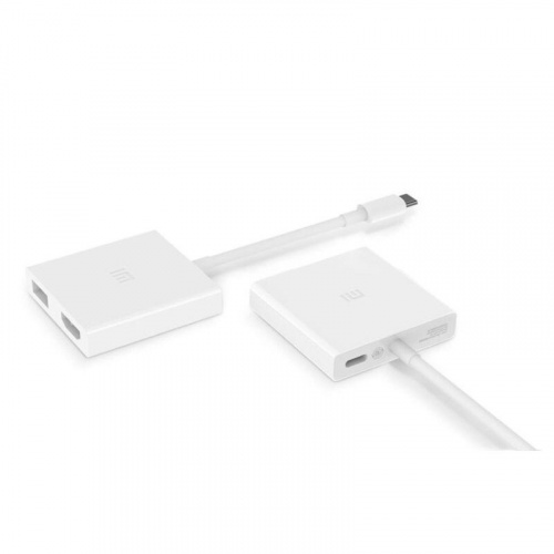 Адаптер переходник Xiaomi Type-C на HDMI ZJQ01TM белый