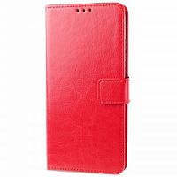 Чехол-книжка для Realme C11 2021 Red Line с застежкой на магнитах красный