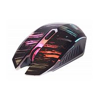 Мышь беспроводная, игровая, аккумуляторная 600mAh Qumo Edge M17, 6 кнопок  1000/2400 dpi