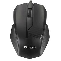 Мышь проводная Intro MU150 черная USB