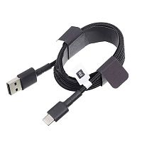 Кабель для зарядки Type-C USB Xiaomi Mi Braided 3A 100см черный