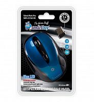 Мышь беспроводная Smartbuy 612AG синяя беззвучная LED Blue (SBM-612AG-BK)