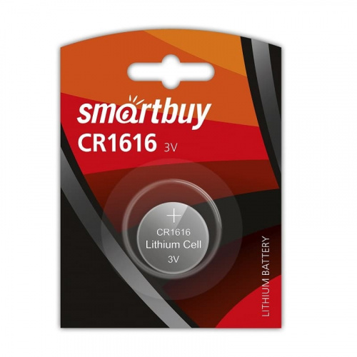 Батарейка Smartbuy литиевая CR1616/1B (SBBL-1616-1B) Батарейка Smartbuy литиевая CR1616/1B (SBBL-1616-1B)