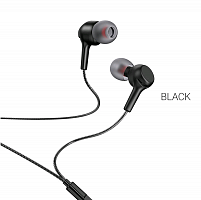 Наушники Hoco M78 с микрофоном черные