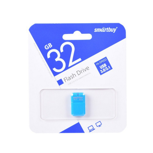 Флеш-накопитель Smartbuy ART голубая 32Gb