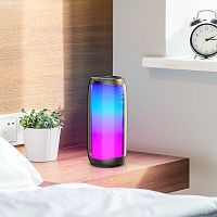 Колонка HOCO HC8 Colorful 360 LED BT Блютуз белая 1800mAh