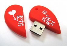 Флеш-накопитель Smartbuy Wild series Сердце 16Gb