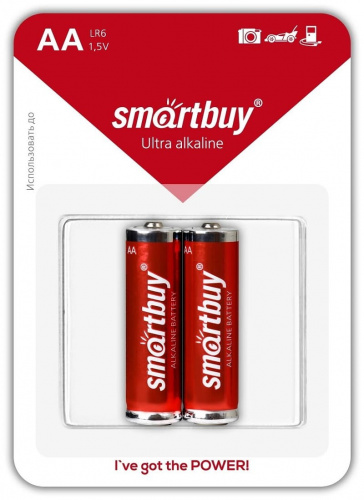 Батарейка Smartbuy алкалиновая LR6/2SB (SBBA-2A02SB) Батарейка Smartbuy алкалиновая LR6/2SB (SBBA-2A02SB)