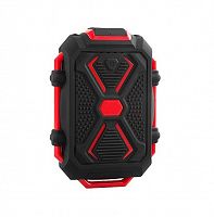Внешний аккумулятор повербанк Power bank Ritmix RPB-10407LST 10400mAh черный + красный