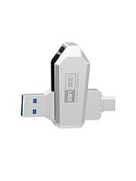 Флеш-накопитель xomobile U50 Type-C USB 3.0 16Gb серебро