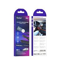 Блютуз aux FM трансмиттер bluetooth адаптер ресивер Fixtor BUA1 черный