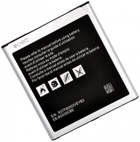 Аккумулятор для телефона Samsung Grand Prime/G530/G2 Prime/G532/J3 2016/J320/J2 2018/J250/J2 Core 2600mAh техпак