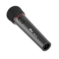 Микрофон динамический беспроводной/проводной Ritmix RWM-100 черный