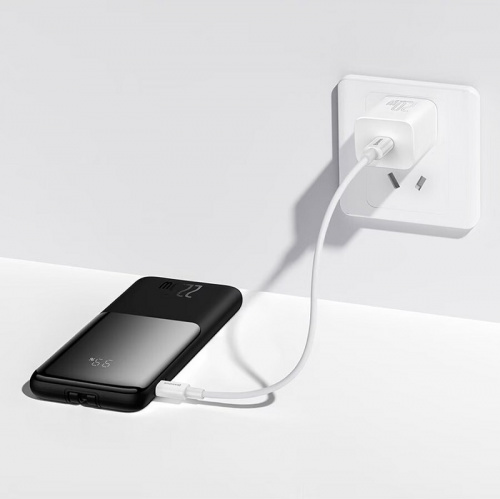 Внешний аккумулятор повербанк Power bank Baseus Elf Digital Display 10000mAh PD 22.5W черный PPJL010001 фото 5 Внешний аккумулятор повербанк Power bank Baseus Elf Digital Display 10000mAh PD 22.5W черный PPJL010001 фото 5