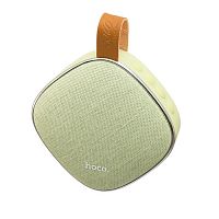 Колонка HOCO BS9 Light textile desktop BT Блютуз зеленая