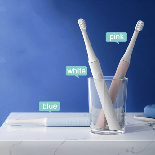 Электрическая зубная щетка Xiaomi Mijia Acoustic Wave Electric Toothbrush T100 розовая фото 2